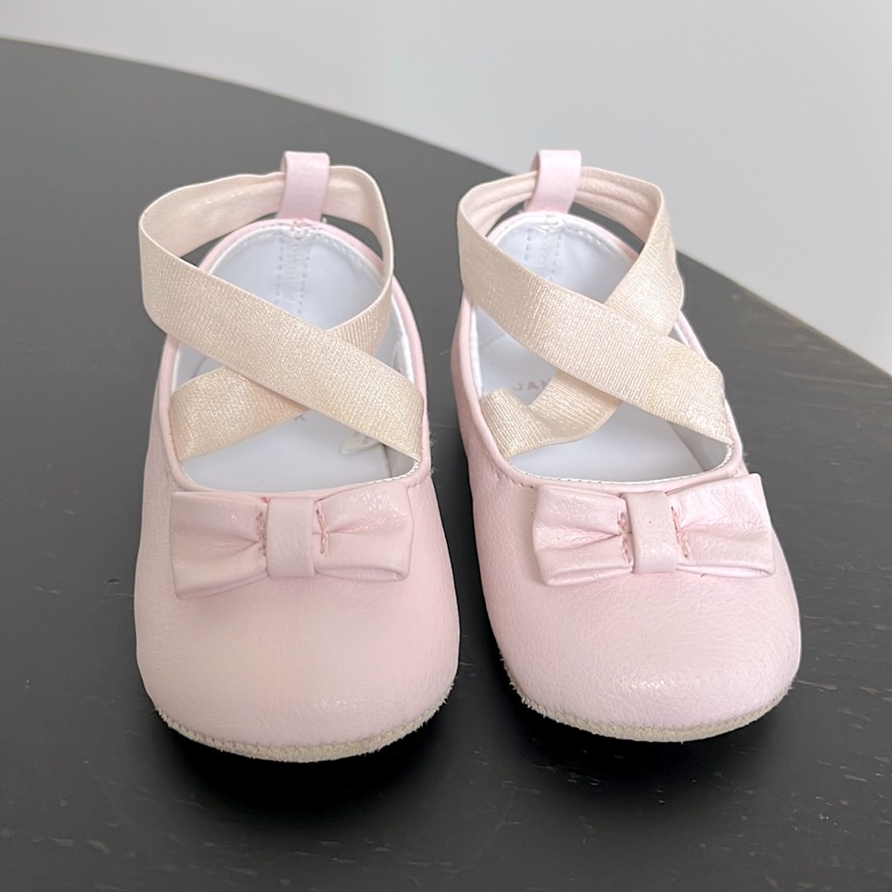 Janie and Jack Ballet Crib Shoe (12–18 Months)